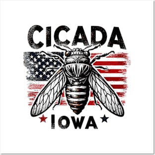 Cicada Iowa Posters and Art